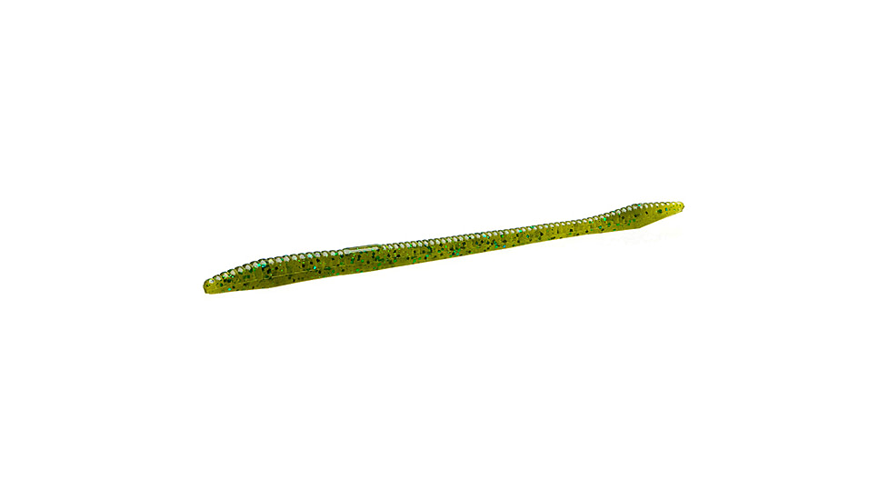 Zoom Trick Worm, 20 Pack, 6.5in, Kudzu, 006102X