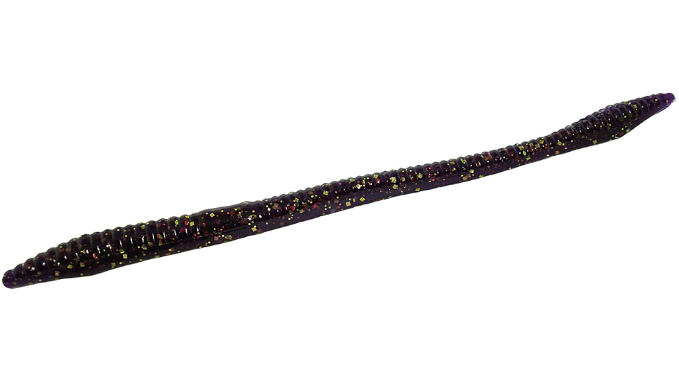 Zoom Trick Worm, 20 Pack, 6.5in, Muscadine, 006217X