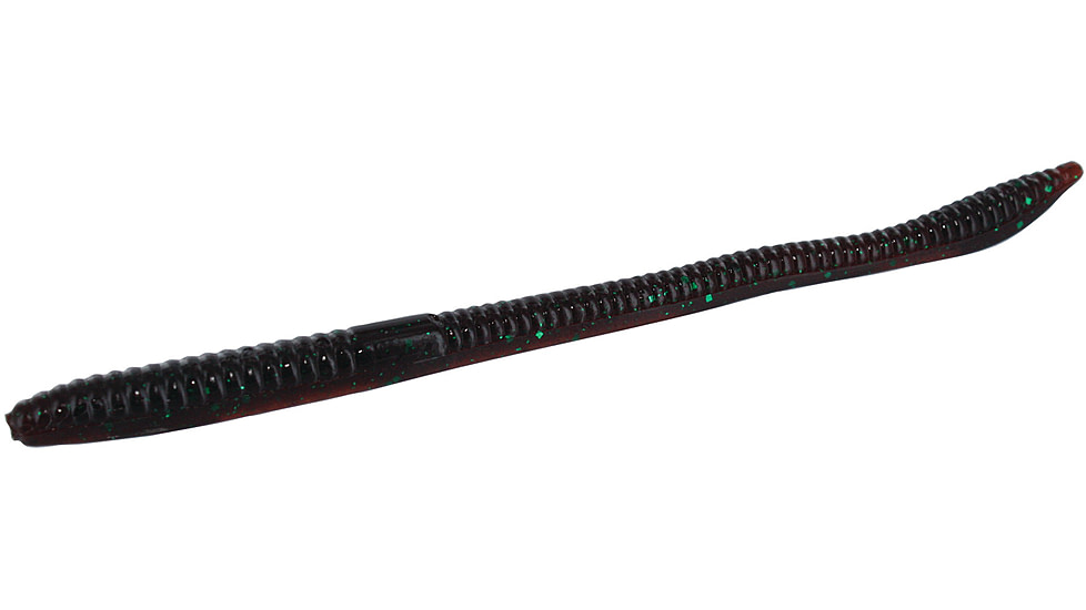 Zoom Trick Worm, 20 Pack, 6.5in, Scuppernong Green, 006316X