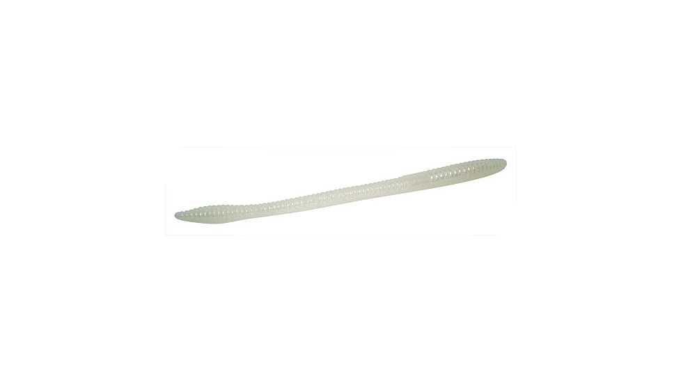 Zoom Trick Worm, 20 Pack, 6.5in, White Pearl, 006045X