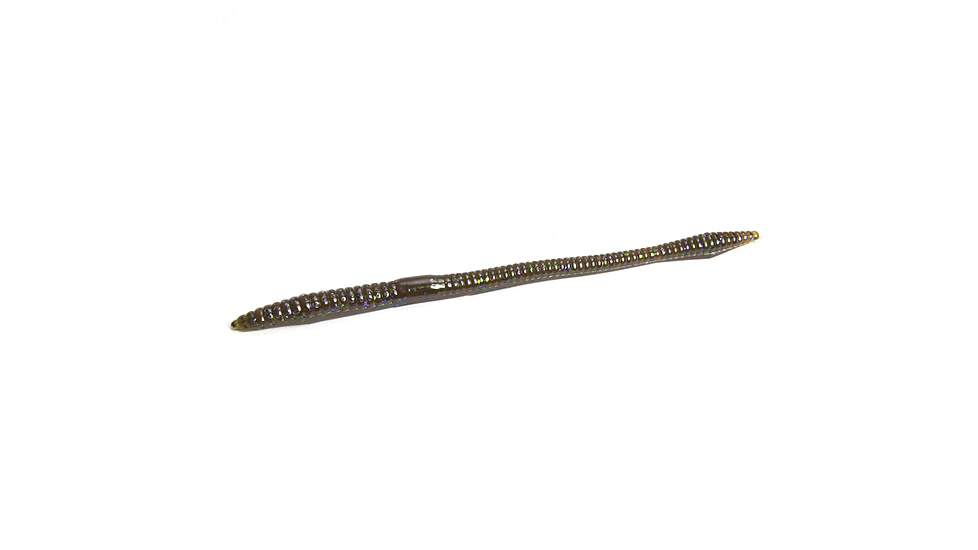 Zoom Trick Worm Worm, 20, 6.5in, Green Pumpkin Candy, 006272-SP