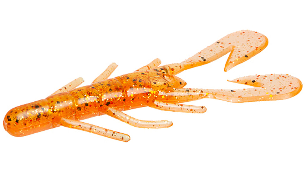 Zoom U-V Speed Craw, 12 Pack, 3.5in, Bourbon Blaze, 080416X