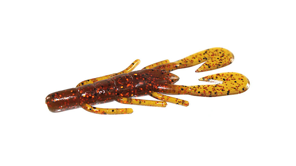 Zoom U-V Speed Craw, 12 Pack, 3.5in, Cajun Craw, 080391X