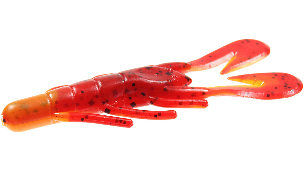 Zoom U-V Speed Craw, 12 Pack, 3.5in, Hot Zamales, 080429X