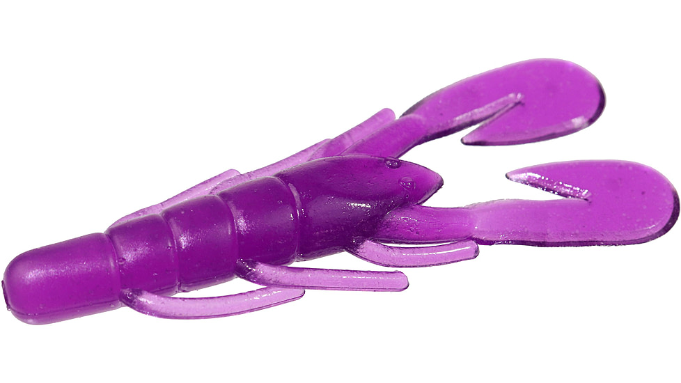 Zoom U-V Speed Craw, 12 Pack, 3.5in, Old Purple, 080065X