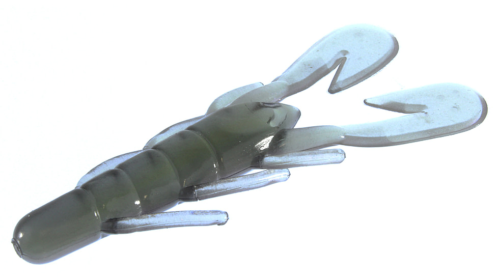 Zoom U-V Speed Craw, 12 Pack, 3.5in, Purple Smoke, 080344X