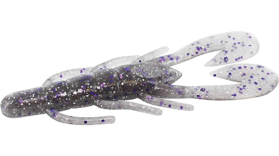 Zoom U-V Speed Craw, 12 Pack, 3.5in, Smokin Purple, 080310X