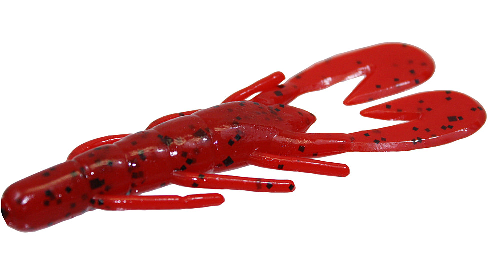 Zoom U-V Speed Craw, 12 Pack, 3.5in, Tomato Seed, 080084X