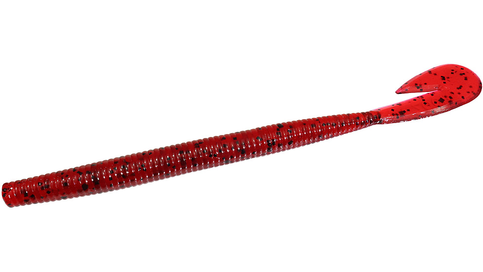 Zoom U-V Speed Worm, 15 Pack, 6in, Cherry Seed, 018018X