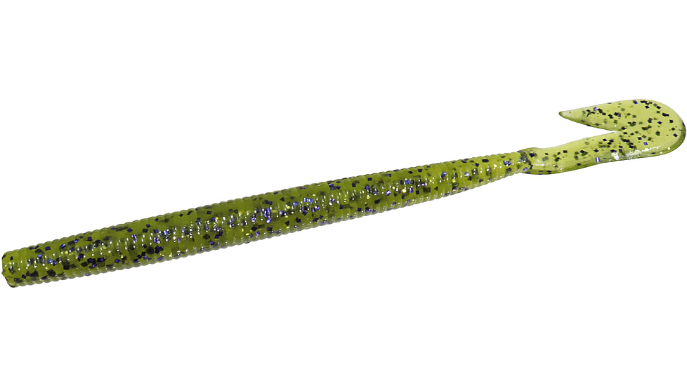 Zoom U-V Speed Worm, 15 Pack, 6in, Mardi Gras, 018259X