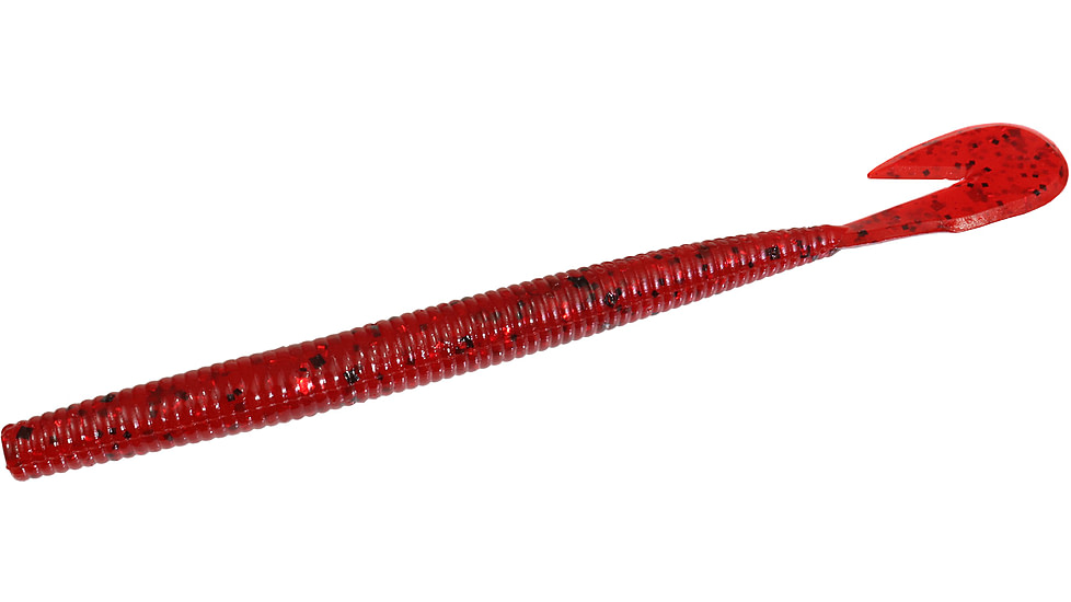 Zoom U-V Speed Worm, 15 Pack, 6in, Ruby Red, 018134X