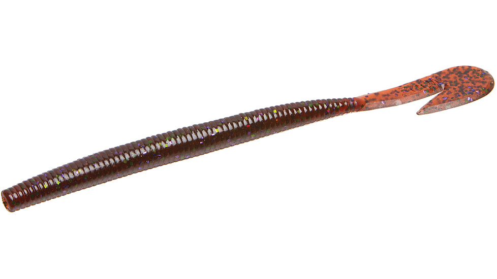 Zoom U-V Speed Worm, 15 Pack, 6in, Scuppernong Candy, 018326X