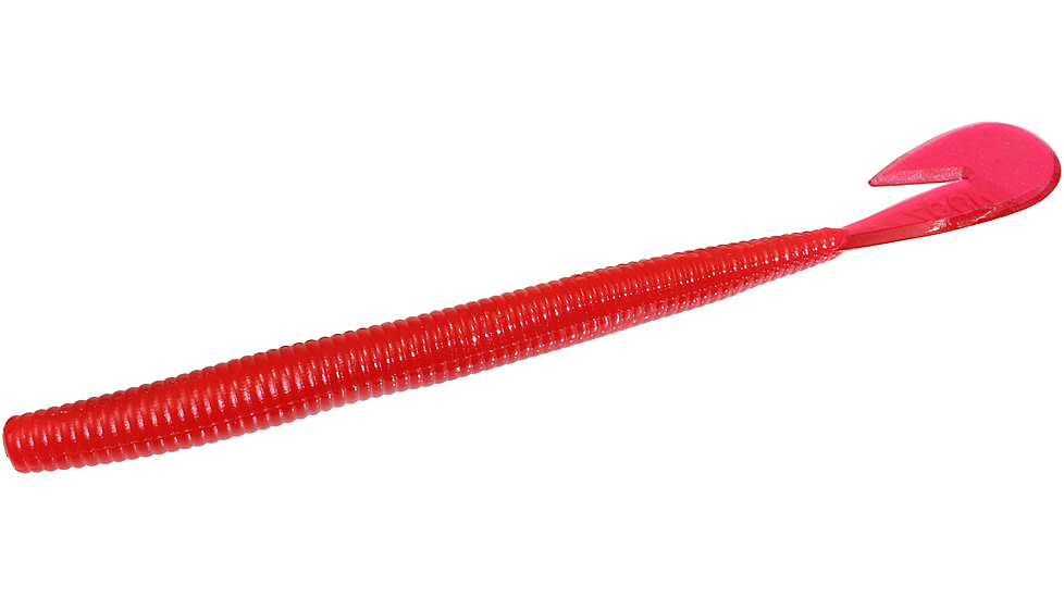 Zoom U-V Speed Worm, 15 Pack, 6in, Strawberry, 018090X