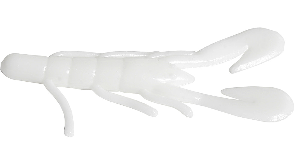 Zoom Ultra-Vibe Speed Craw Creature Bait, 12, 0.5in, White, 080040-SP