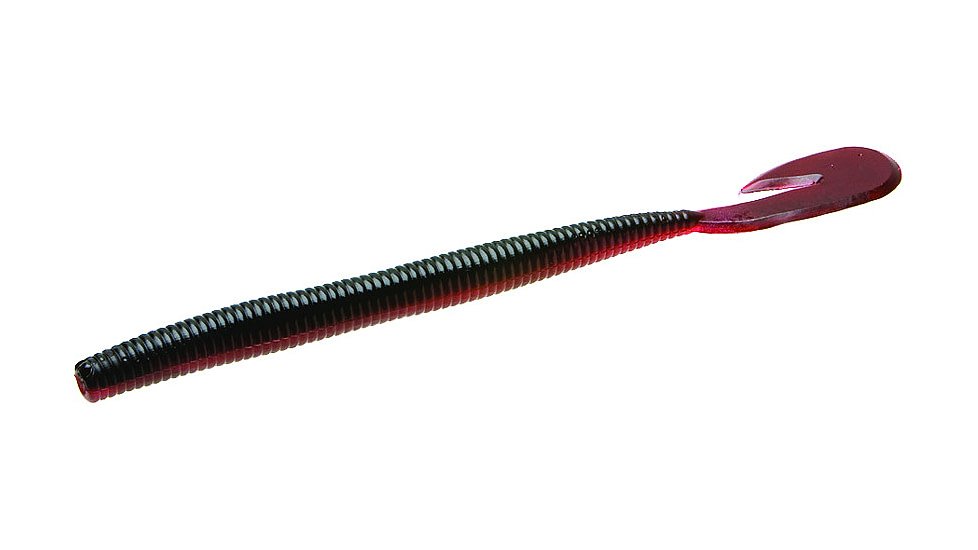 Zoom Ultra-Vibe Speed Worm, 15, 6in, Red Shad, 018029-SP