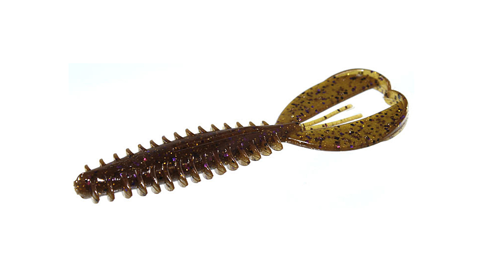 Zoom Z-Craw, 6 Pack, 4.5in, Green Pumpkin Prp Gold, 127249X
