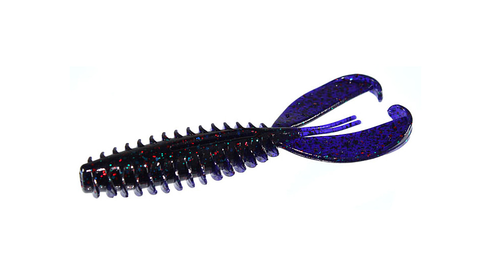 Zoom Z-Craw, 6 Pack, 4.5in, Junebug Red, 127177X