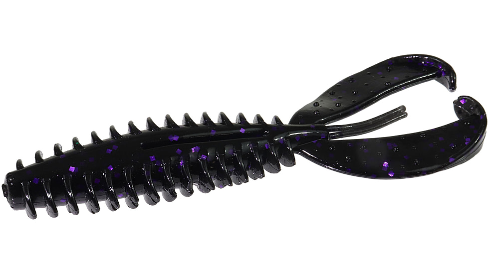 Zoom Z-Craw Jr, 8 Pack, 3.5in, Blackberry, 130229X