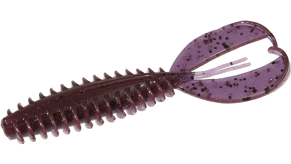 Zoom Z-Craw Jr, 8 Pack, 3.5in, Purple Pumpkin, 130432X