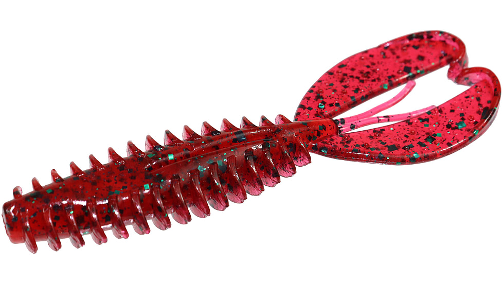 Zoom Z-Craw Jr, 8 Pack, 3.5in, Red Bug, 130021X