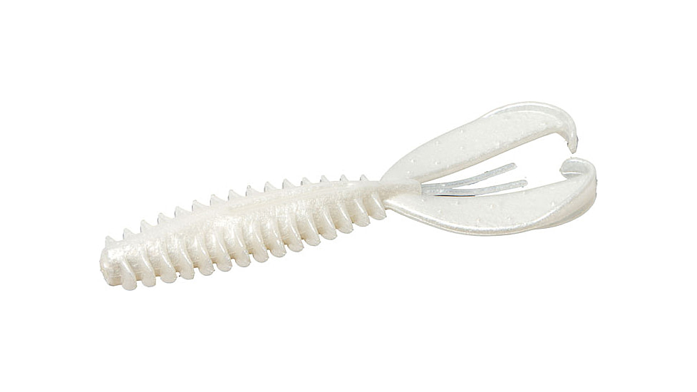 Zoom Z-Craw Jr, 8 Pack, 3.5in, White Pearl, 130045
