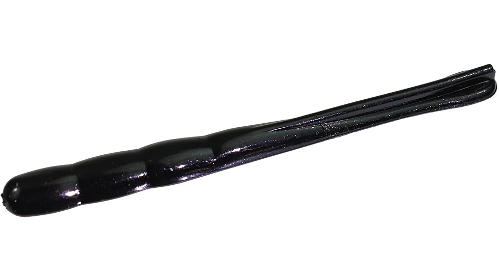 Zoom Z Drop Worm, 15 Pack, 4in, Black, 122038X