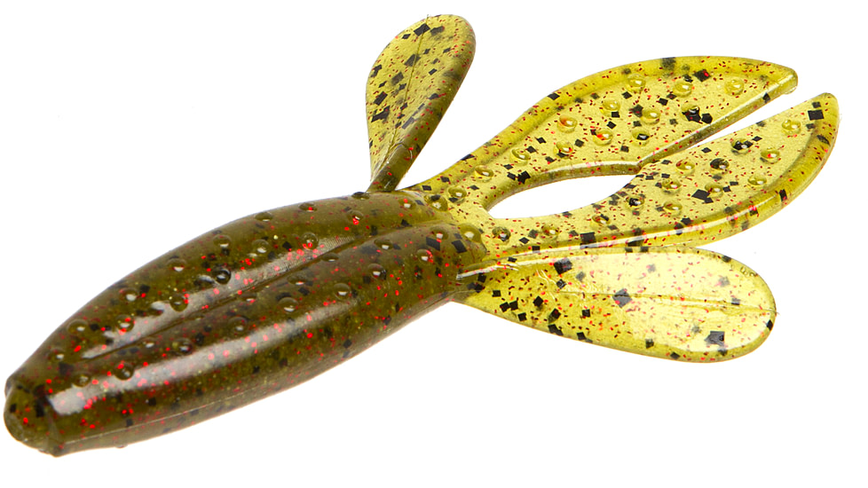 Zoom Z-Hog Creature Bait, 8 Pack, 4in, Watermelon Red, 119054