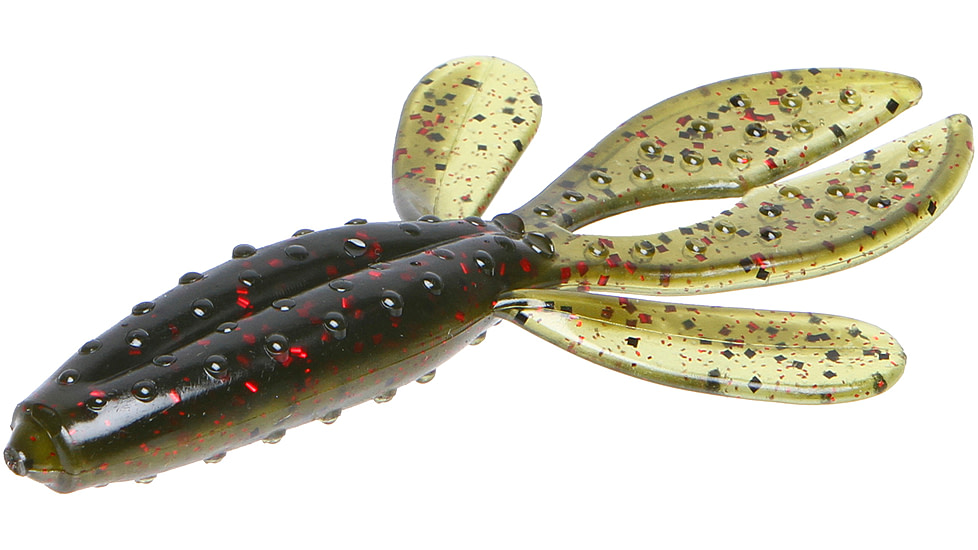 Zoom Z-Hog Jr Creature Bait, 10 Pack, 3.5in, California 420, 123308X