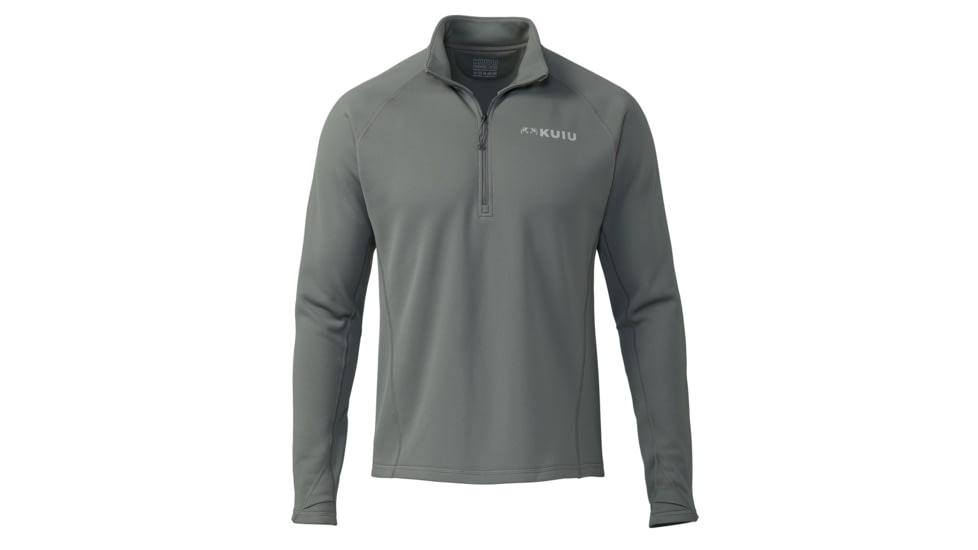Kuiu Peloton 200 Zip Hunting Shirt - Men's, Stone, 3XL, Toray, Adult, Male, 6826865033374