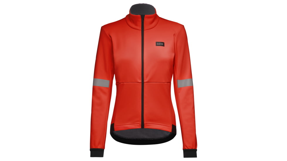 GOREWEAR Tempest Cycling Jacket Womens in Fireball 2XS Slim fit Windproof FEA9177E, 100818-AY00-34