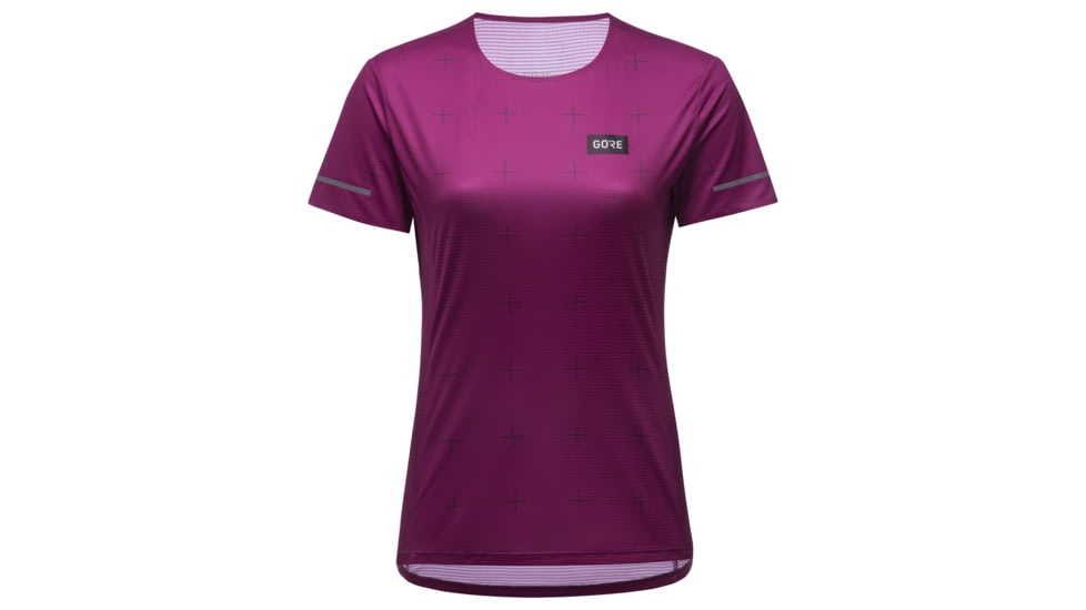 GOREWEAR Contest Daily Running Tee Womens in Process Purple Small 4-6 Slim fit EA34B3D4, 100888-BQ00-38