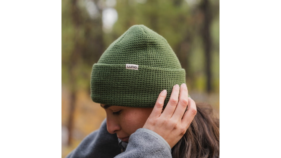 Luno Waffle Knit Camp Beanie 91E21298, LAP-BNE-001-R1