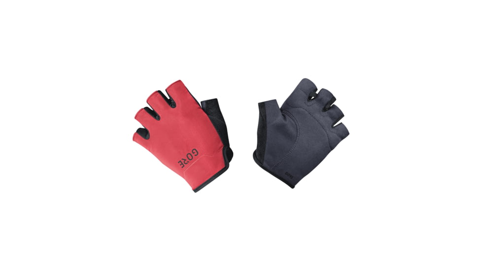 GOREWEAR C3 Short Finger Gloves in Black/Hibiscus Pink Small 4EEC1070, 100496-99AK-6