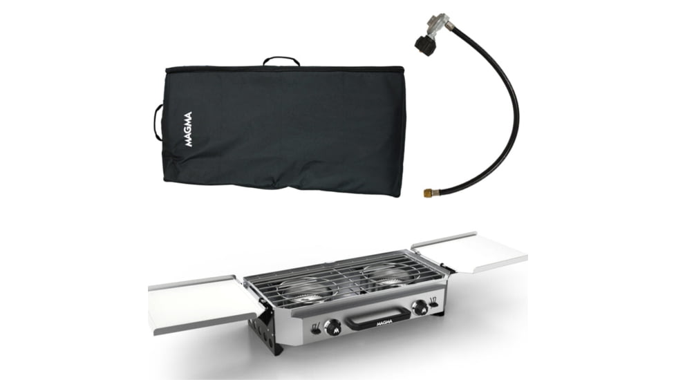 Magma AS Propane Connect Crossover Double Burner Firebox Bundle, Multi, One Size, CO10-121