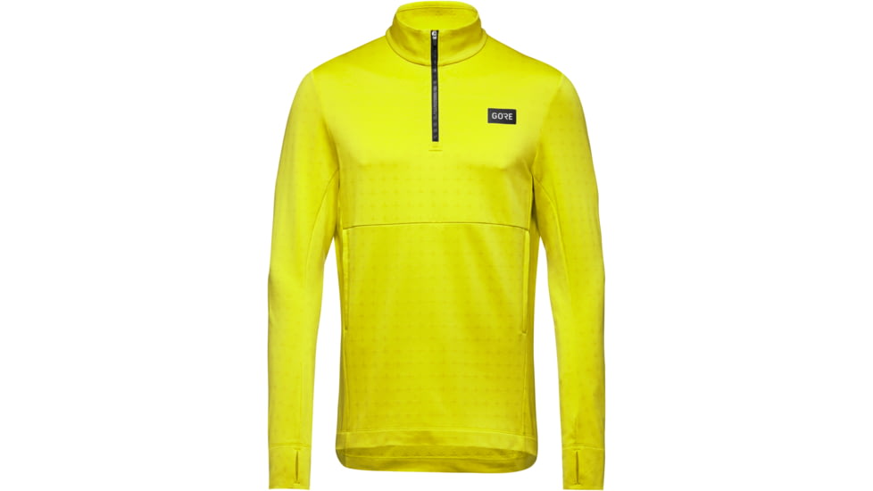 GOREWEAR Everyday Thermo 1/4-Zip Mens in Neon Yellow Medium Regular fit DB5CABD8, 100939-0800-L