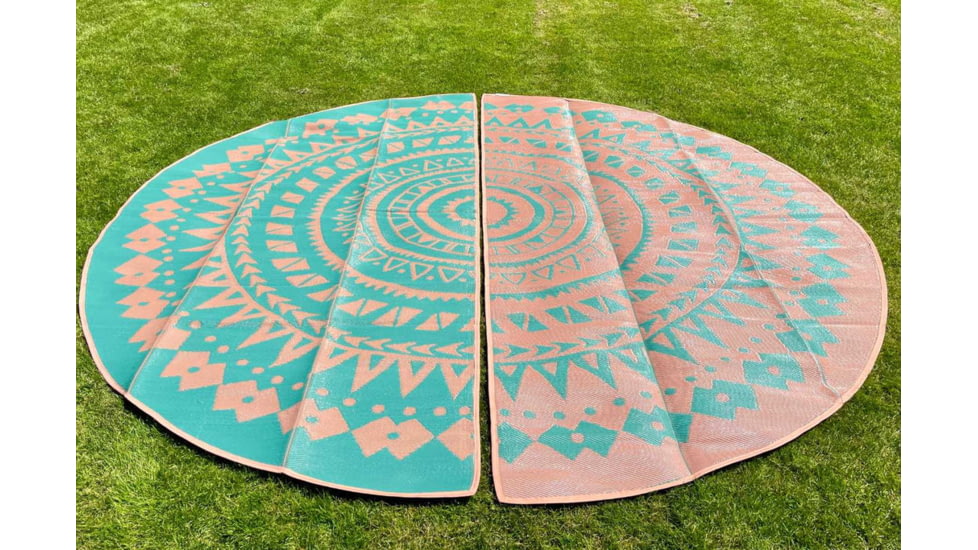 Life Intents Boho Style Bell Tent Floor Matting Cover 19 6M, boho-bell-tent-flooring-20ft