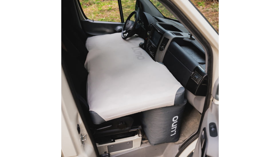 Luno AIR Van Front Cab Mattress Fitted Sheet, Stone Gray, One size, van-fitt-mattr-sheet