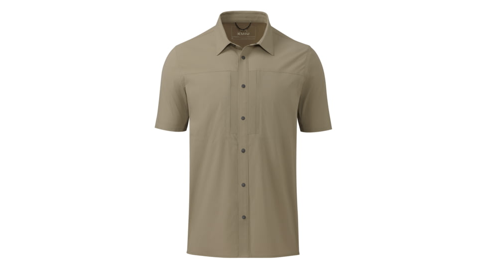 KUIU Intrepid Short Sleeves Hunting Shirt - Men's, Bone, 3XL, Adult, Male, 7625512812702