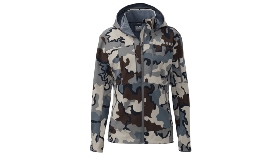 KUIU Womens Guide PRO Hooded Hunting Jacket in Vias Size XL 7D9820B7, Vias, XL, Nylon, Adult, Female, 7617827373214