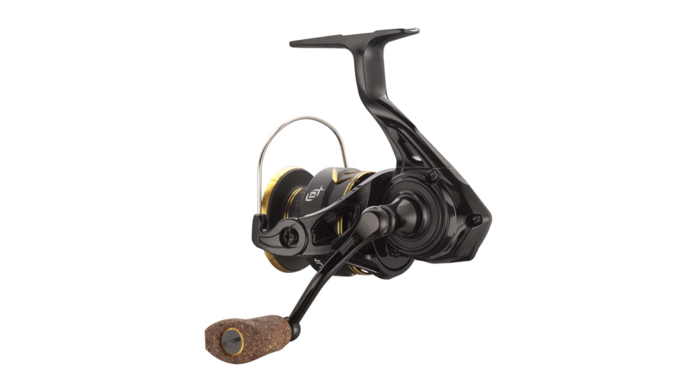 Rapala Axum Spinning Reel 6.2:1 Gear Ratio, Salt, Fresh, Black, 3, AX-6.2-3.0