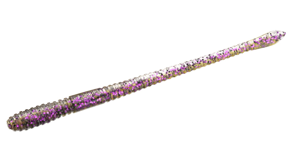 13 Fishing BFF Blunt Force Finesse Worm, 10, 6.5in, Pimpin' Purple, BFF6.5-19