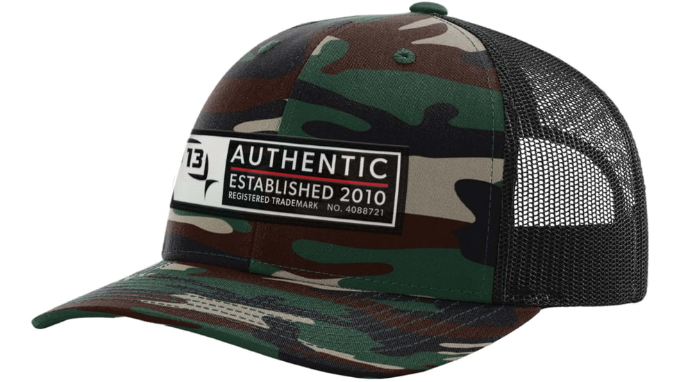 13 Fishing Brochacho Curved Brim Snapback Trucker Hat - Men's, Green, One Size, HTH5