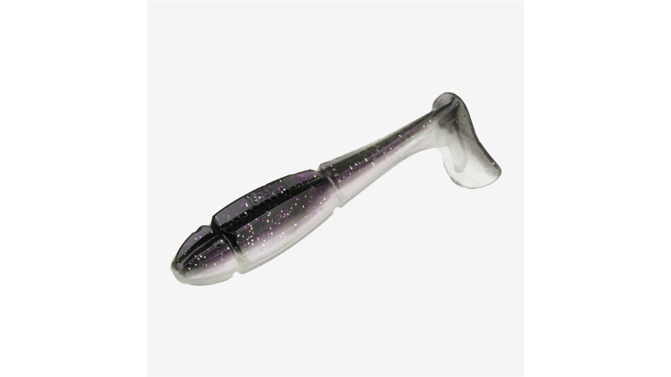 13 Fishing Churro Paddle Tail Swimbaits, 6, 4.75in, Purple Rain, CHU4.75-7