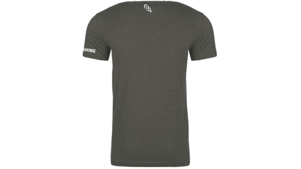 Rapala Classic Gray Lifestyle Logo T-Shirts - Men's, Small, Gray/White, SSS8-S