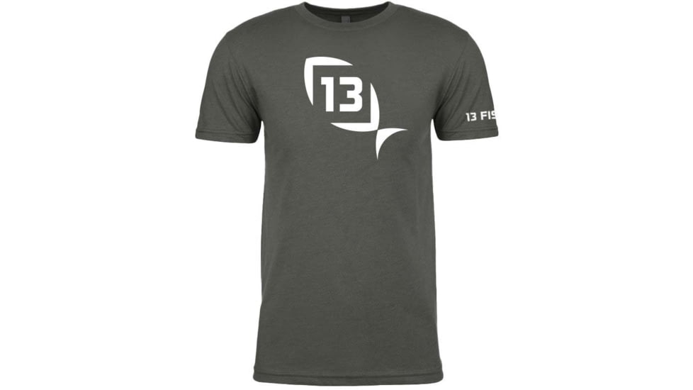 Rapala Classic Gray Lifestyle Logo T-Shirts - Men's, Small, Gray/White, SSS8-S