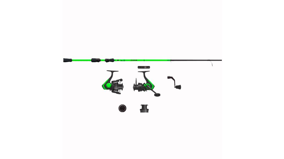 Rapala Code ML Spinning Combo, 2000 Size, Reel, Neon, 6ft7in, CNC67ML