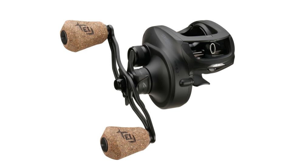 Rapala Concept A3 Baitcast Reel 6.3:1 Gear Ratio, Right Hand Retrieve, Fresh, Salt, Black, 300, CA3-6.3-RH