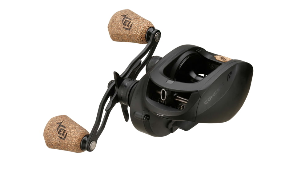Rapala Concept A3 Baitcast Reel 6.3:1 Gear Ratio, Right Hand Retrieve, Fresh, Salt, Black, 300, CA3-6.3-RH