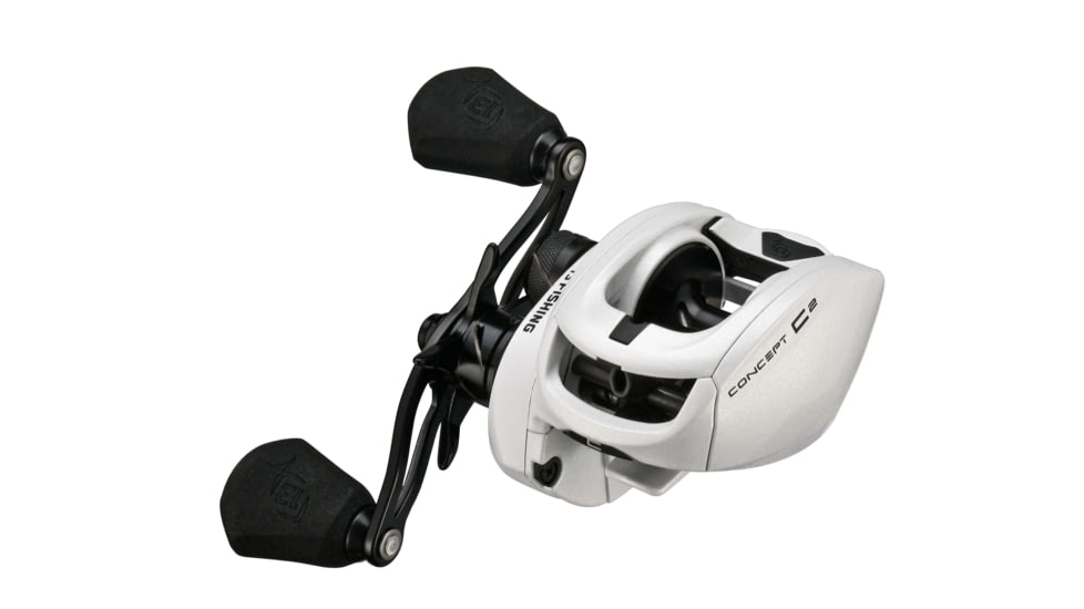 Rapala Concept C2 Baitcast Reel 5.6:1, Right Hand Retrieve, Fresh, Salt, White, 200, C2-5.6-RH