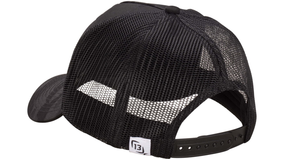 Rapala Down Range Curved Brim Snapback Trucker Hat - Men's, Black, One Size, HTH1